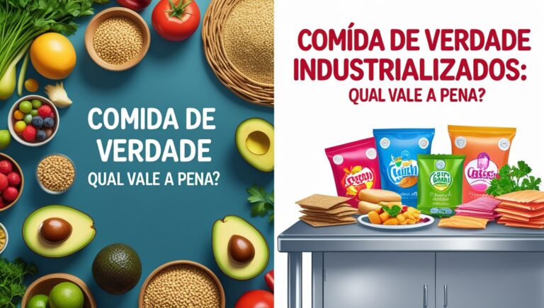 Comida de Verdade vs. Industrializados: Qual Vale a Pena?