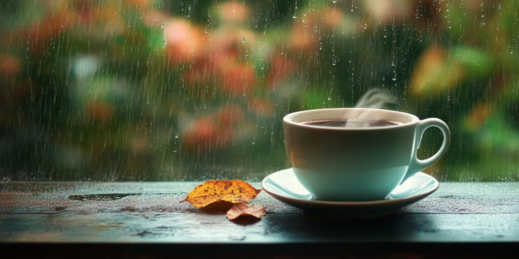 café quentinho numa xicara sem acúcar